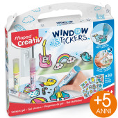 SET CREATIVO WINDOW STICKER COLOR & STICK MAPED