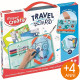 VALIGETTA CREATIVA TRAVEL BOARD GIOCHI DISEGNA E CANCELLA ANIMALI MAPED