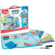 VALIGETTA CREATIVA TRAVEL BOARD GIOCHI DISEGNA E CANCELLA ANIMALI MAPED