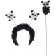 SET CERCHIETTO E BACCHETTA TESCHIO CON OSSA WIDMANN
