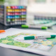PENNARELLO DOPPIA PUNTA PANTONE MARKER SET 54 COLORI ROYAL TALENS