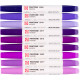 PENNARELLO DOPPIA PUNTA PANTONE MARKER PURPLE SET 9 COLORI ROYAL TALENS