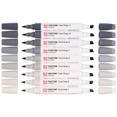 PENNARELLO DOPPIA PUNTA PANTONE MARKER COOL GRAY SET 9 COLORI ROYAL TALENS