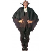 MANTELLO NERO DA VAMPIRO CON COLLARE CM.100 WIDMANN