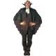 MANTELLO NERO DA VAMPIRO CON COLLARE CM.100 WIDMANN
