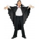 MANTELLO NERO DA VAMPIRO CON COLLARE CM.100 WIDMANN
