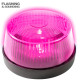 LUCE D'EMERGENZA LAMPEGGIANTE ROSA CON TONO SIRENA 7X4 CM WIDMANN