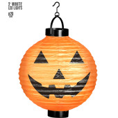 LANTERNA ZUCCA LUMINOSA CON LUCE LEDI - 20 CM WIDMANN