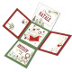 SCATOLA - BIGLIETTO AUGURALE NATALE 11X11X11 SURPRISE BOX CROMO