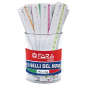 RIGHELLO ALLUMINIO 15 CM. CON STAMPA FLUO FARA