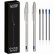 GIFT PACK 2 PENNE SFERA METALLO CRISTAL RE'NEW + 4 REFILL BIC
