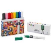 MARCATORE ACRILICO SCATOLA RIGIDA 8 COLORI CARIOCA PLUS