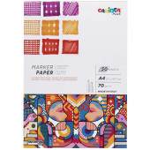 CARTA DISEGNO MARKER PAPER 70 GR. A4 BLOCCO 70 FOGLI CARIOCA PLUS