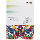 CARTA DISEGNO GRANA FINA DRAWING PAPER 140 GR. A4 BLOCCO 30 FOGLI CARIOCA PLUS