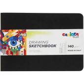 CARTA DISEGNO GRANA FINA DRAWING SKETCHBOOK 140 GR. A5 BLOCCO 20 FOGLI CARIOCA PLUS