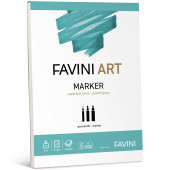 CARTA DISEGNO LISCIA MARKER A4 70 GR. BLOCCO 50 FOGLI ART FAVINI