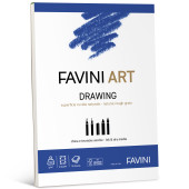 CARTA DISEGNO RUVIDA NATURALE DRAWING A4 140 GR. BLOCCO 30 FOGLI ART FAVIN