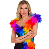 BOA IN PIUME ARCOBALENO 1,80 MT. WIDMANN
