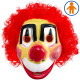 MASCHERA CLOWN CON CAPELLI IN PLASTICA WIDMANN