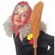 PARRUCCA BEFANA CON FOULARD IN SACCHETTO WIDMANN
