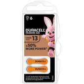 PILA 1,4 V DA13 HEARING CONF.6 PZ. DURACELL