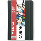 CARTA DISEGNO GRANA LISCIA 200 GR. A5 SKETCHBOOK 40 FOGLI MANGA CANSON
