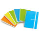 MINI QUADERNO SPIRALE PPL CON FORI ed elastico 70 GR. 72 FOGLI 10X15 5 MM. BLUEKOVER