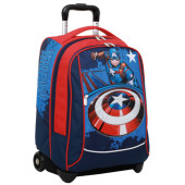 ZAINO TROLLEY SCUOLA BIG CAPTAIN AMERICA