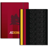 CARTELLA 3 LEMBI ELASTICO 25X35 DORSO CM. 1 AS AS ROMA