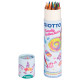 PASTELLI ACQUERELLABILI GIOTTO CANDY COLLECTION TUBO 18 COLORI FILA