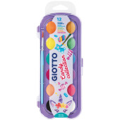 ACQUERELLI GIOTTO CANDY COLLECTION SCATOLA 12 COLORIFILA