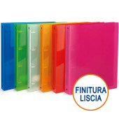 RACCOGLITORE 4 ANELLI PPL TRASPARENTE GLOSS 25X31 LEBEZ