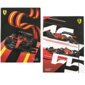 CARTELLA 3 LEMBI ELASTICO 25X35 DORSO CM. 1 FERRARI