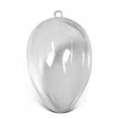 UOVO IN PLASTICA TRASPARENTE KRISTALL 3D PICCOLO 6 CM. CWR