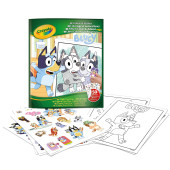 ALBUM DA COLORARE COLOR'N STICKER BLUEY CRAYOLA