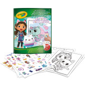 ALBUM DA COLORARE COLOR'N STICKER GABBY'S DOLLHOUSE CRAYOLA
