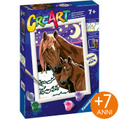 GIOCO CREATIVO CREART CAVALLI LUNA E STELLE RAVENSBURGER