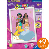 GIOCO CREATIVO CREART LE PRINCIPESSE DISNEY RAVENSBURGER