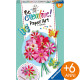 GIOCO CREATIVO BE CREATIVE MINI PAPER ART FLOWER %26 BUTTERFLY RAVENSBURGER