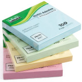 FOGLI ADESIVI RIPOSIZIONABILI 76X76 COLORI PASTELLO MEMOSTICK LEBEZ
