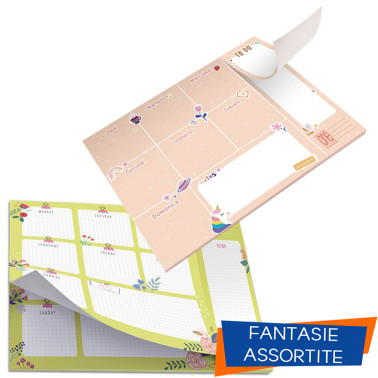 BLOCCO APPUNTI SETTIMANALE A4 54 FOGLI FANTASY BLASETTI