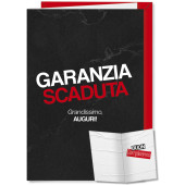 BIGLIETTO AUGURALE COMPLEANNO 11,5X17 MILANESE IMBRUTTITO CROMO