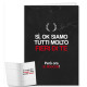 BIGLIETTO AUGURALE LAUREA 11,5X17 MILANESE IMBRUTTITO CROMO